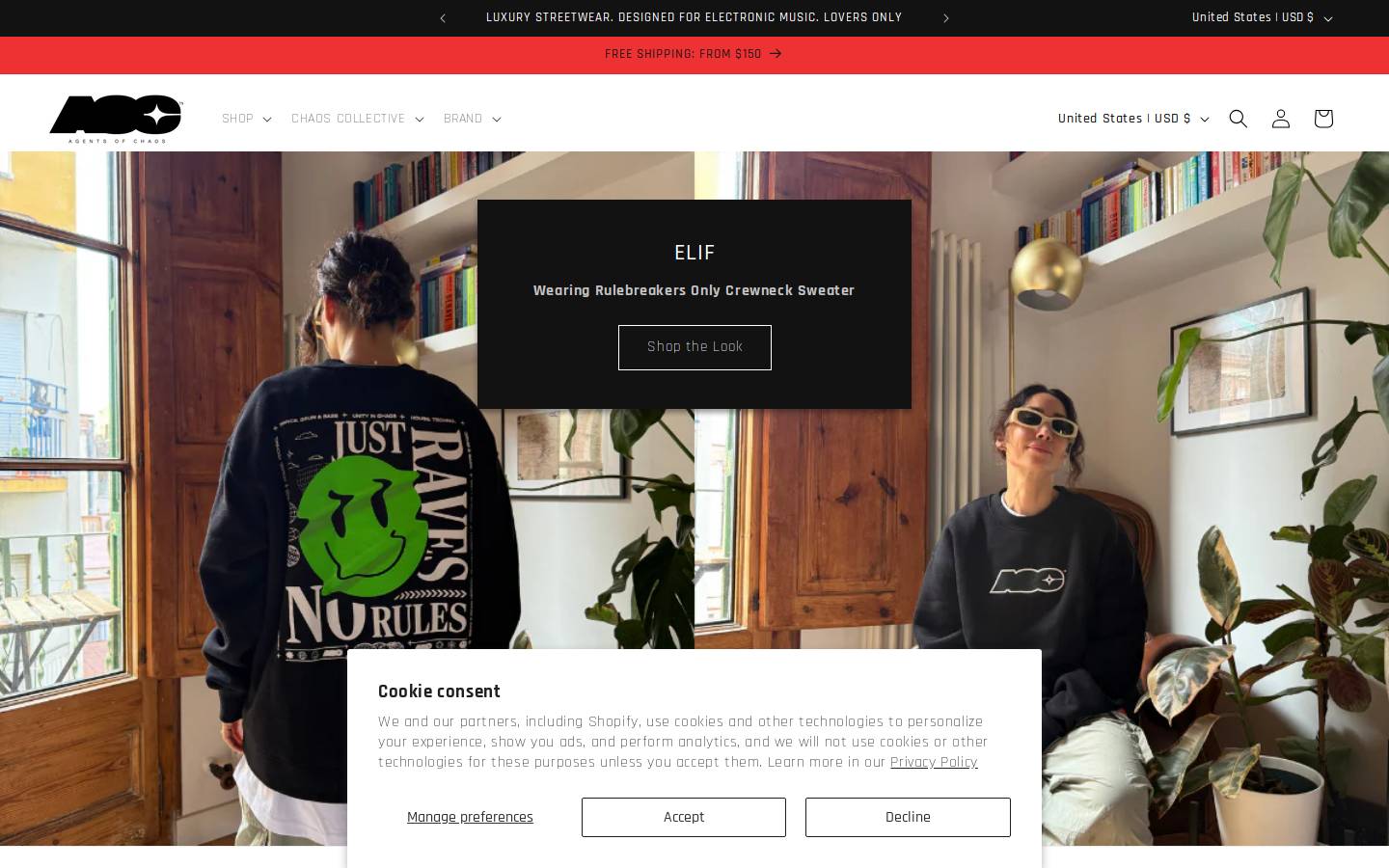 aocbrand.com homepage screenshot