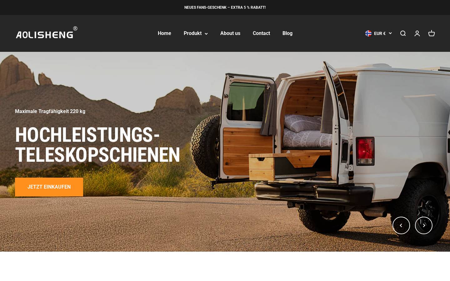 aolishengeu.com homepage screenshot