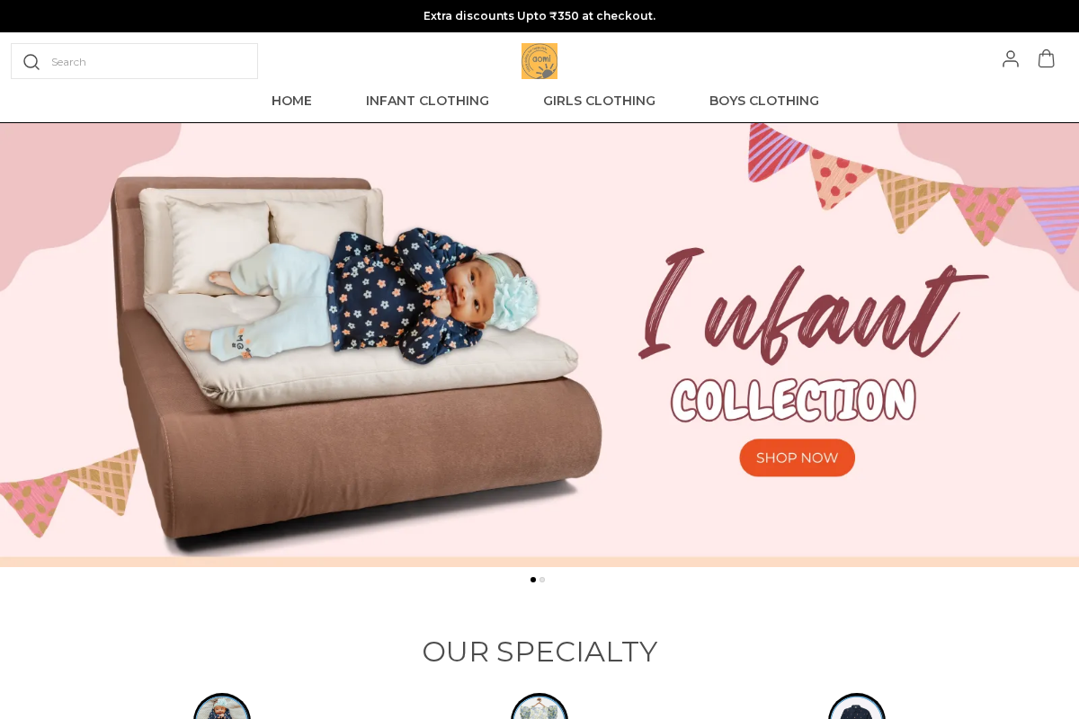 aomi.in homepage screenshot