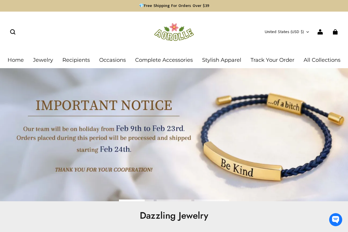 Aorolle homepage screenshot