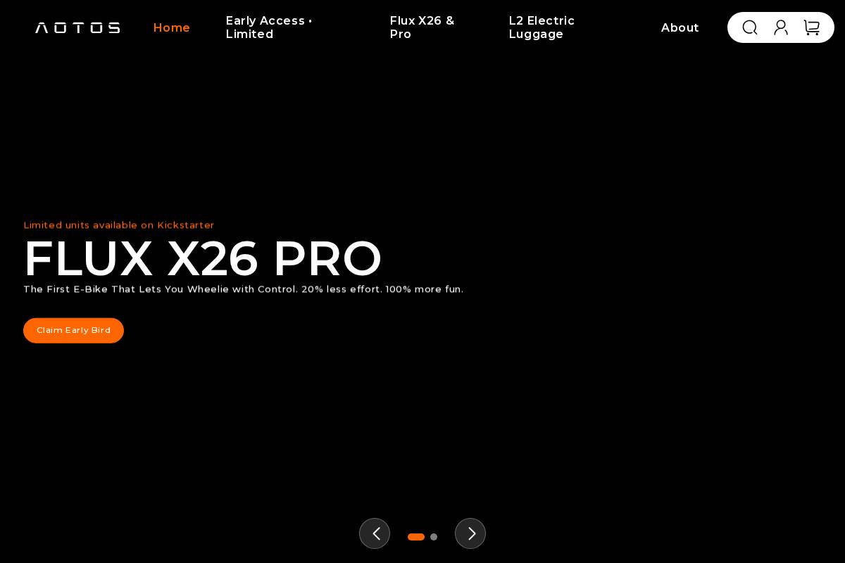 aotos.com homepage screenshot