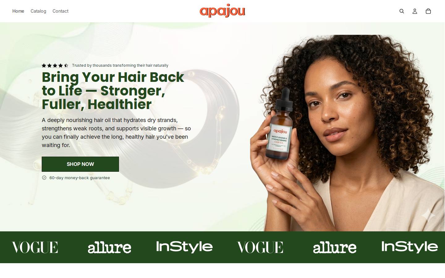 apajou.com homepage screenshot
