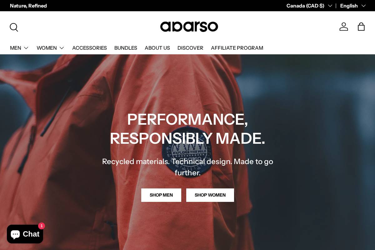aparso.com homepage screenshot