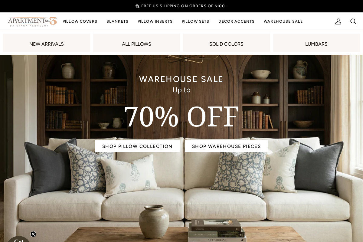 Apartment No.3 homepage screenshot