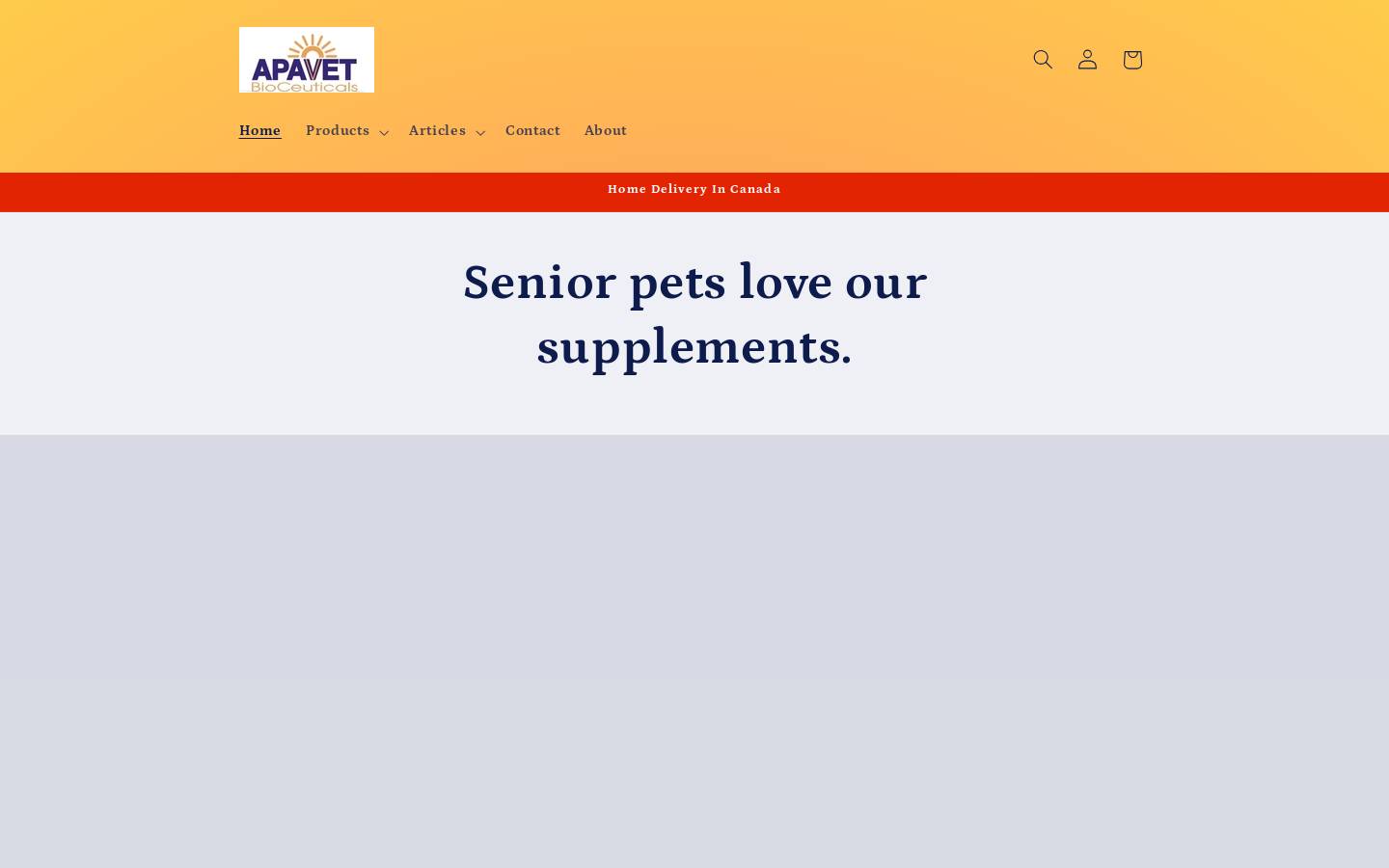 apavet.com homepage screenshot