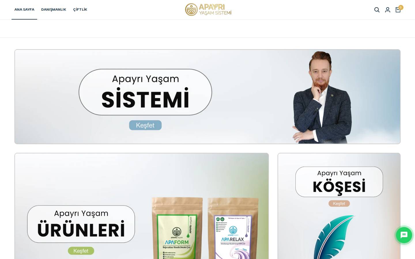 apayriyasamsistemi.com homepage screenshot