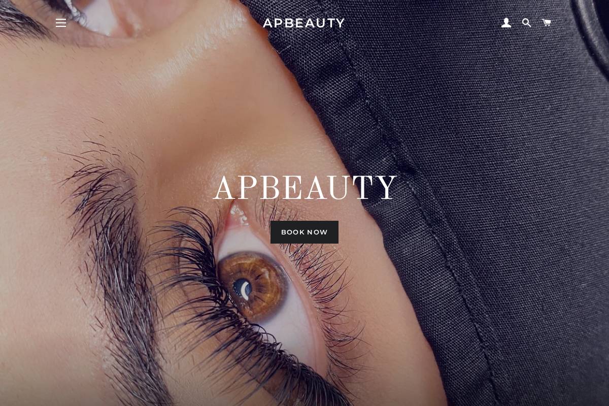 apbeauty.co homepage screenshot