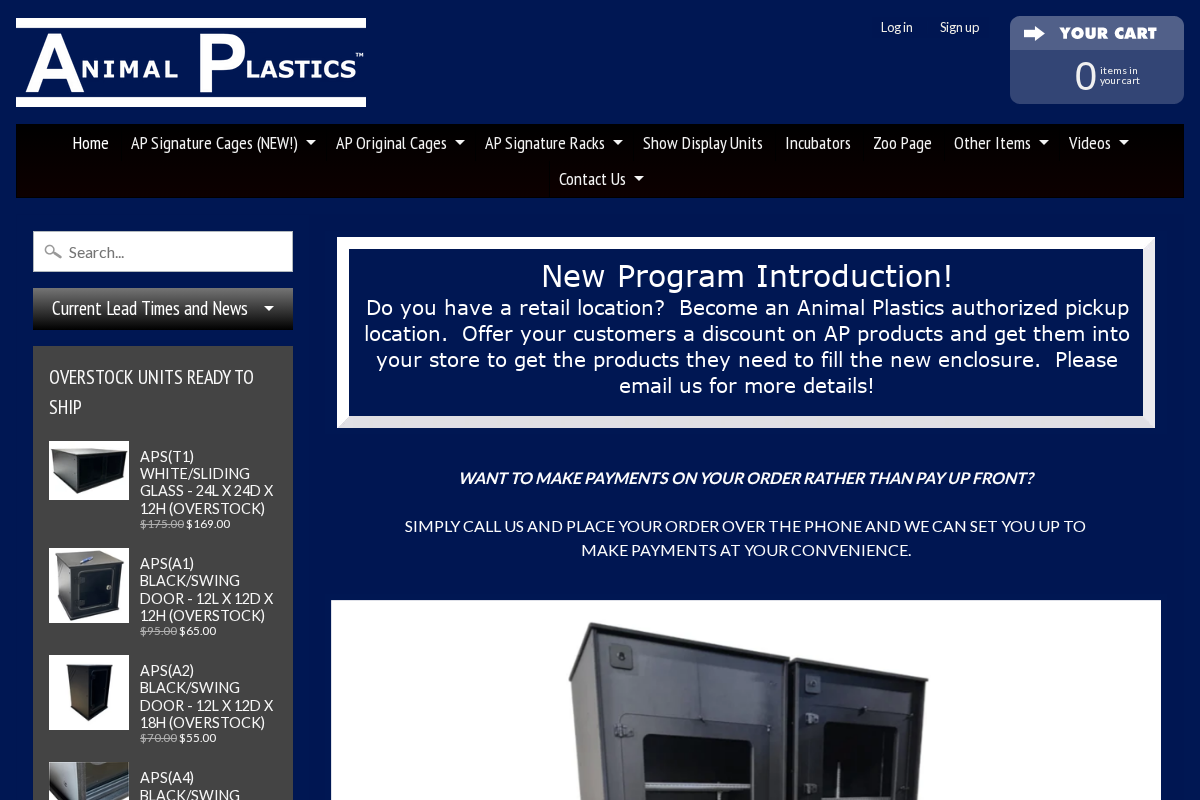 Animal Plastics homepage screenshot
