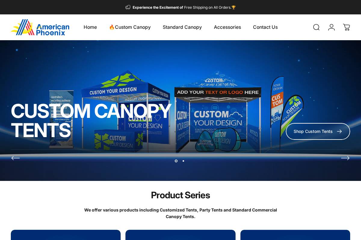 apcanopy.com homepage screenshot