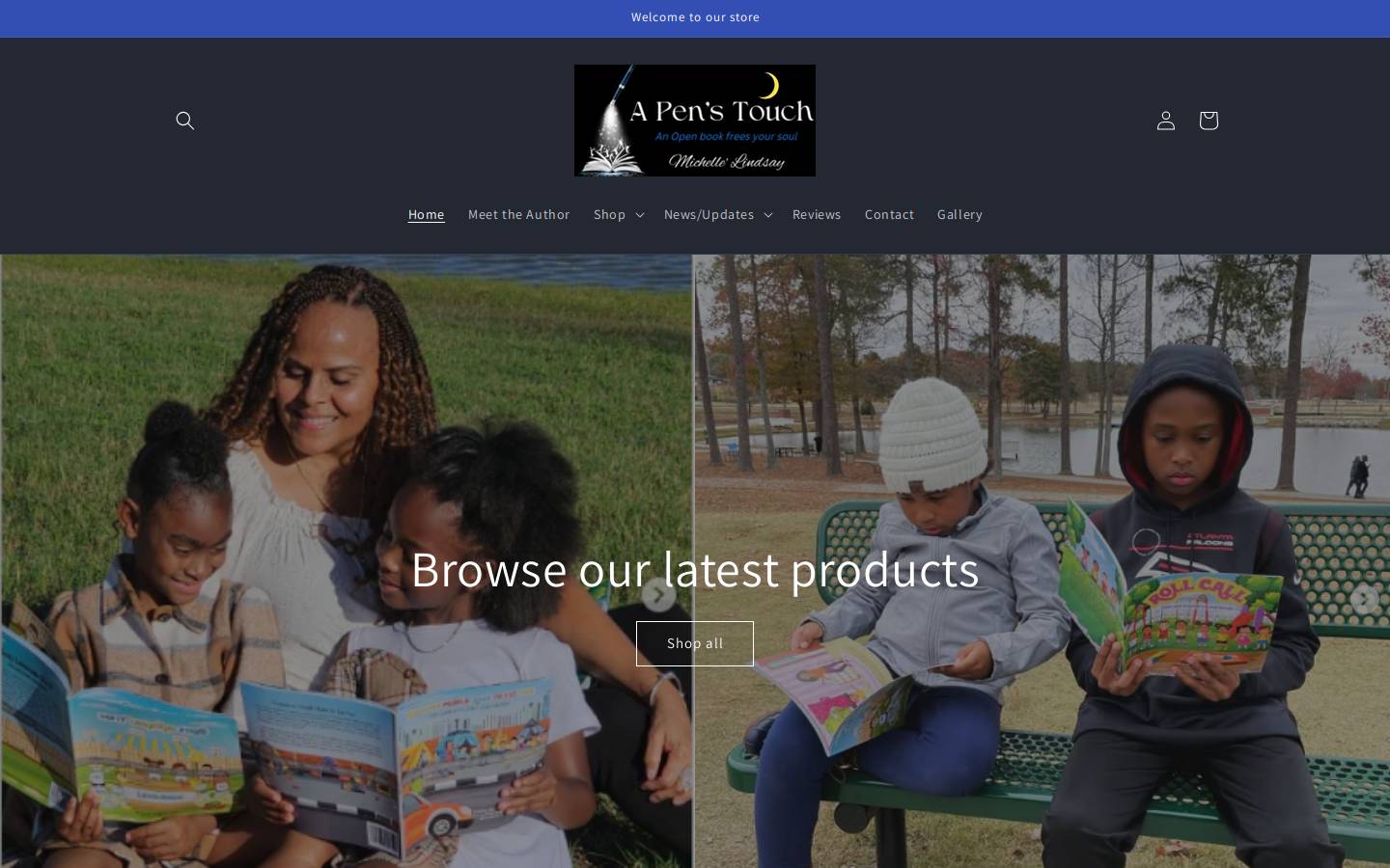 apenstouch.com homepage screenshot