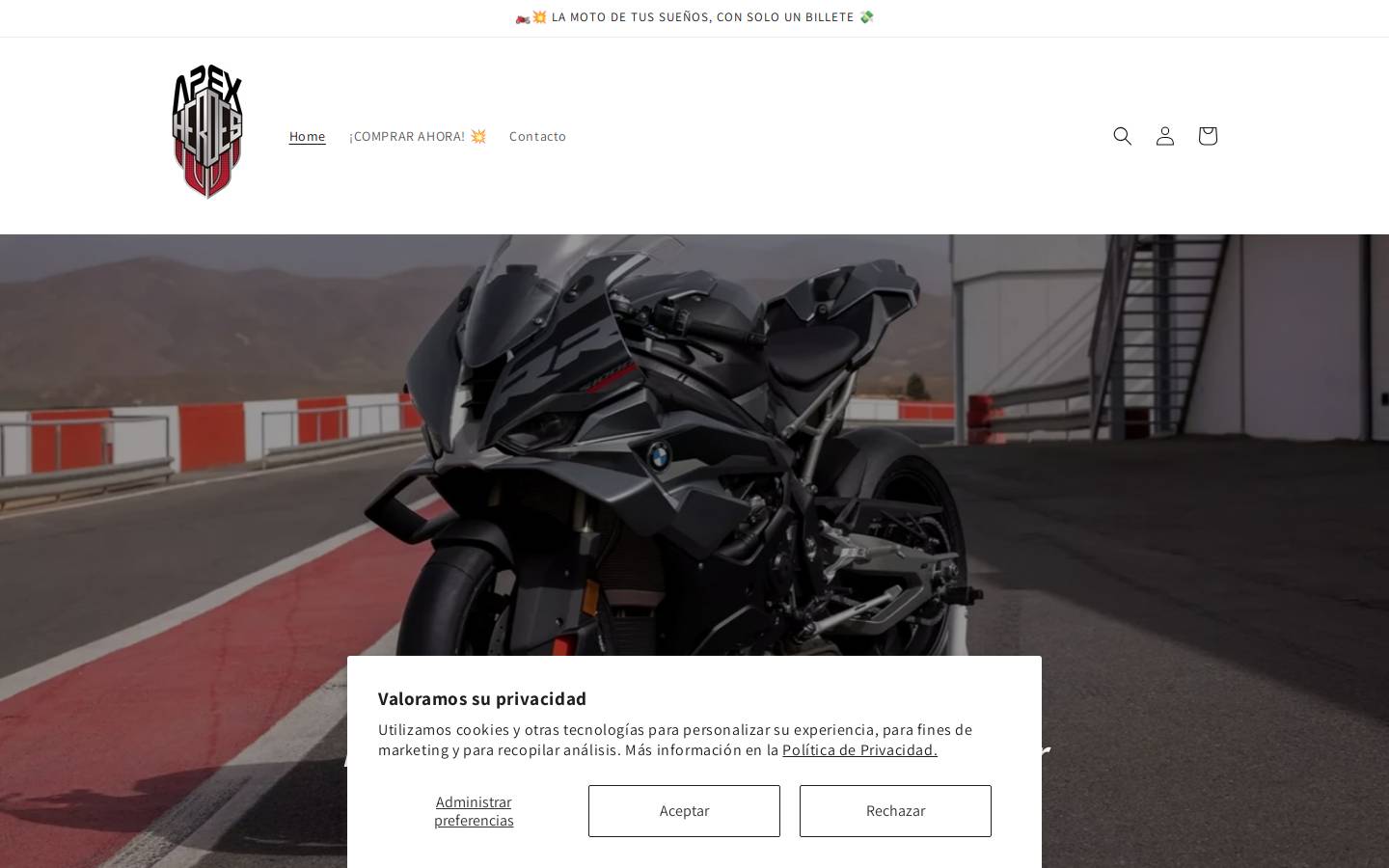 apex-heroes.com homepage screenshot