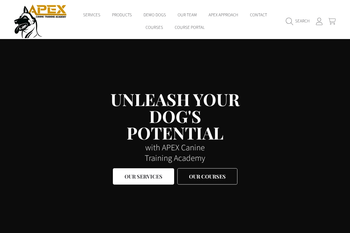 Apexctacanada homepage screenshot