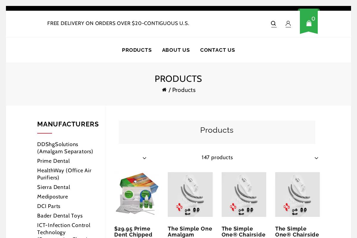 apexdentalexpress.com homepage screenshot