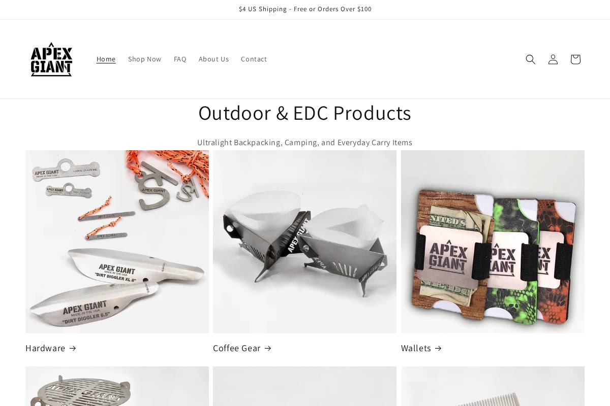 apexgiant.com homepage screenshot