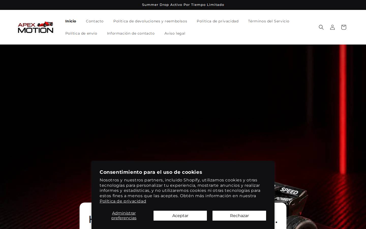 apexmotion.store homepage screenshot