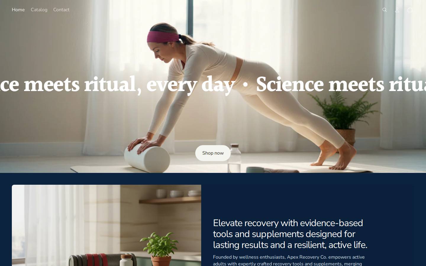 apexrecoveryco.store homepage screenshot