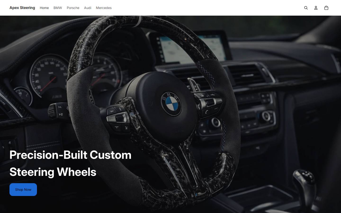 apexsteering.shop homepage screenshot