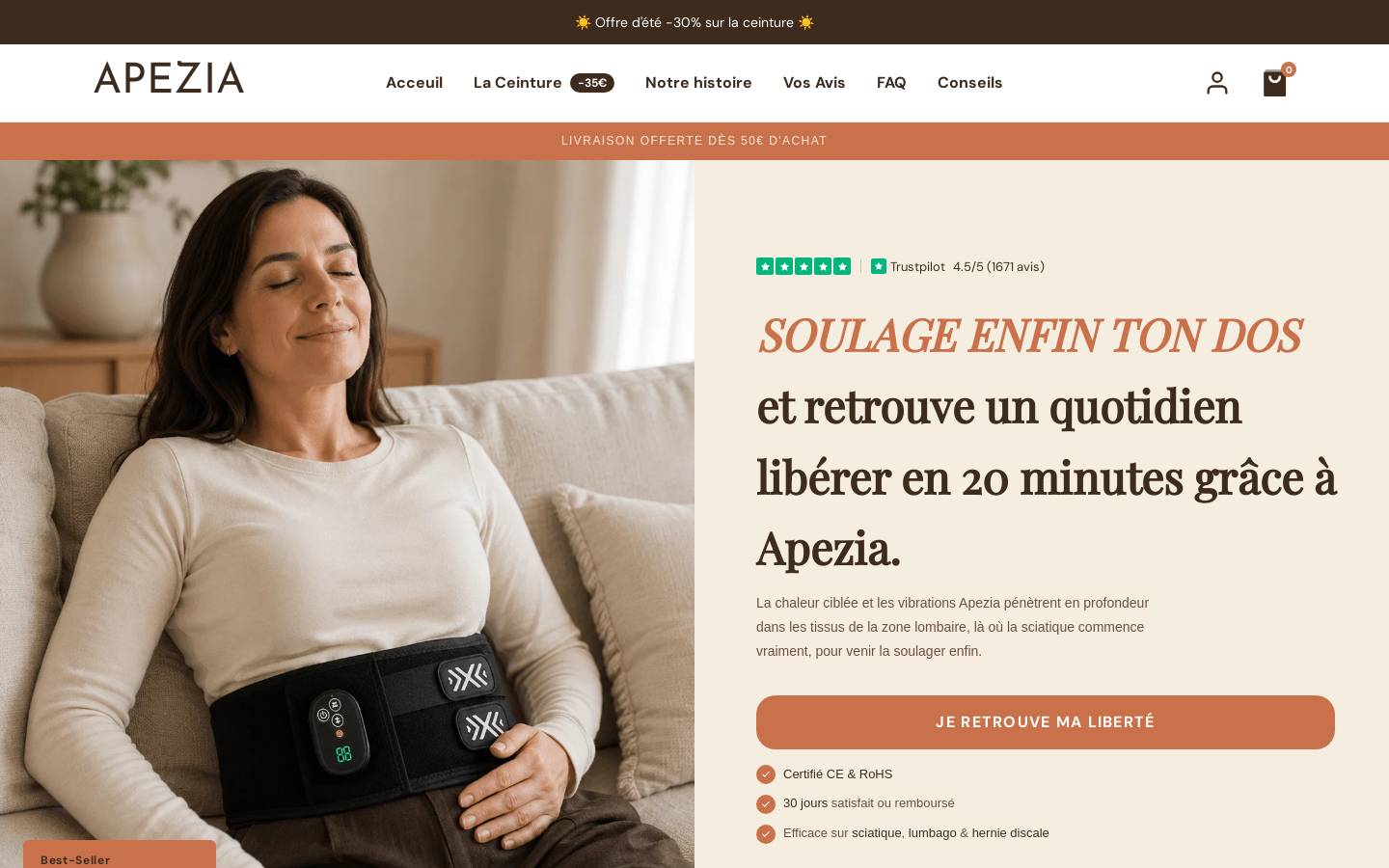 apezia.com homepage screenshot