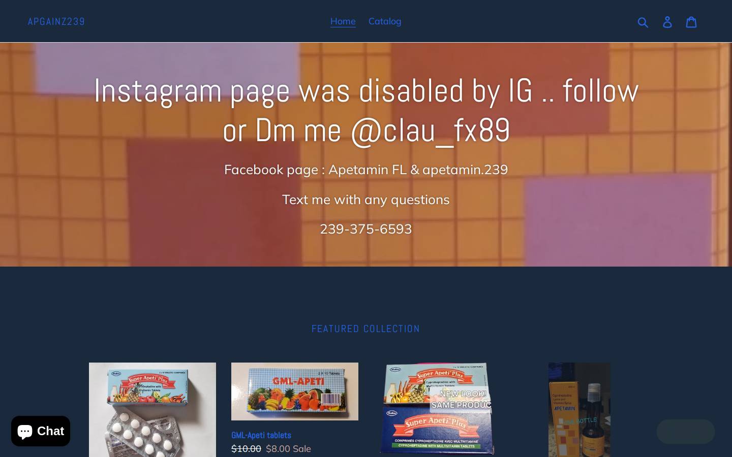 apgainz239.com homepage screenshot