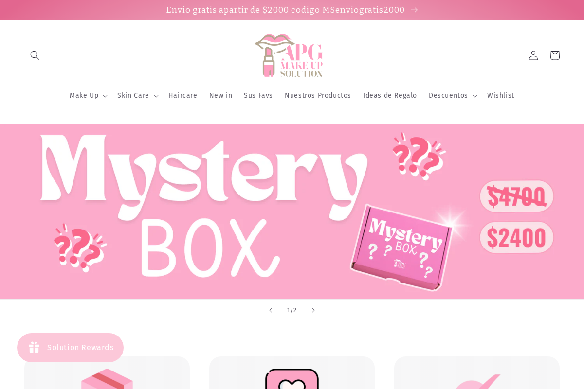 APGMakeupSolution homepage screenshot