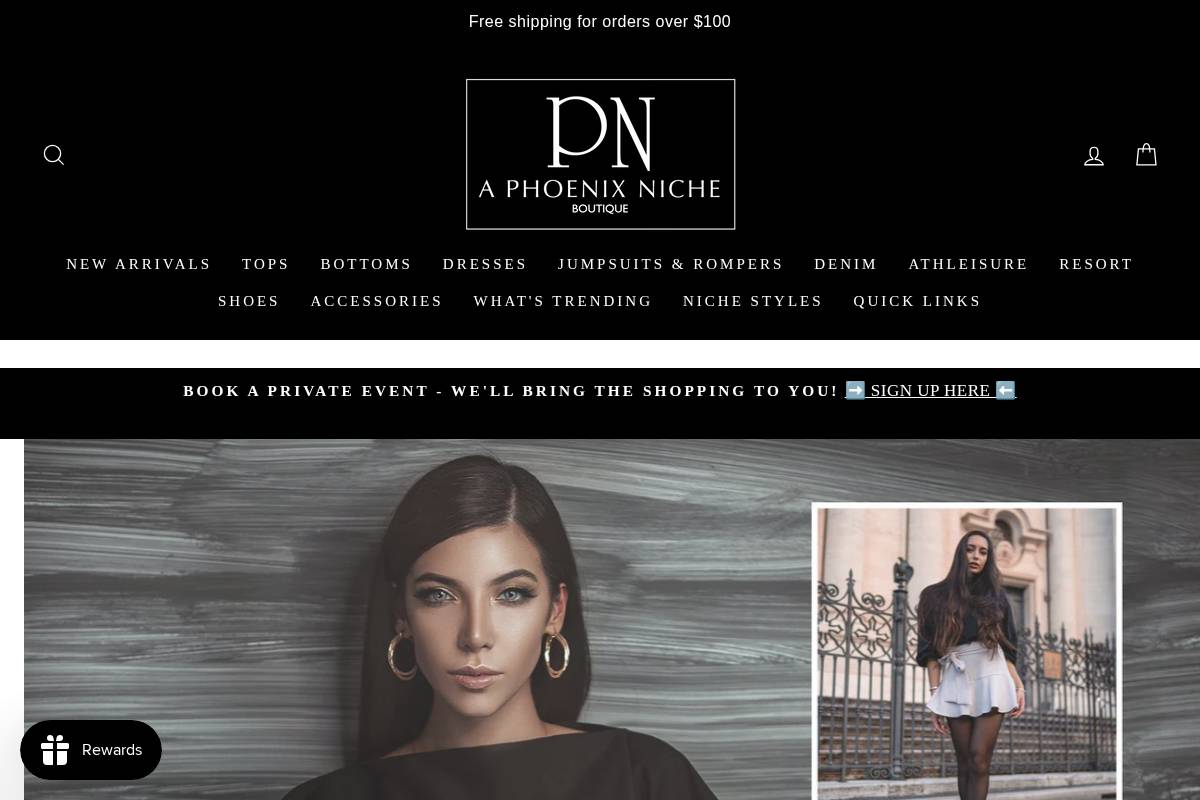 aphoenixniche.com homepage screenshot