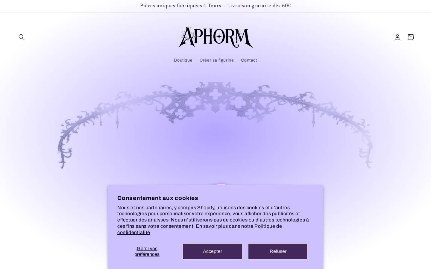 aphorm.com homepage screenshot