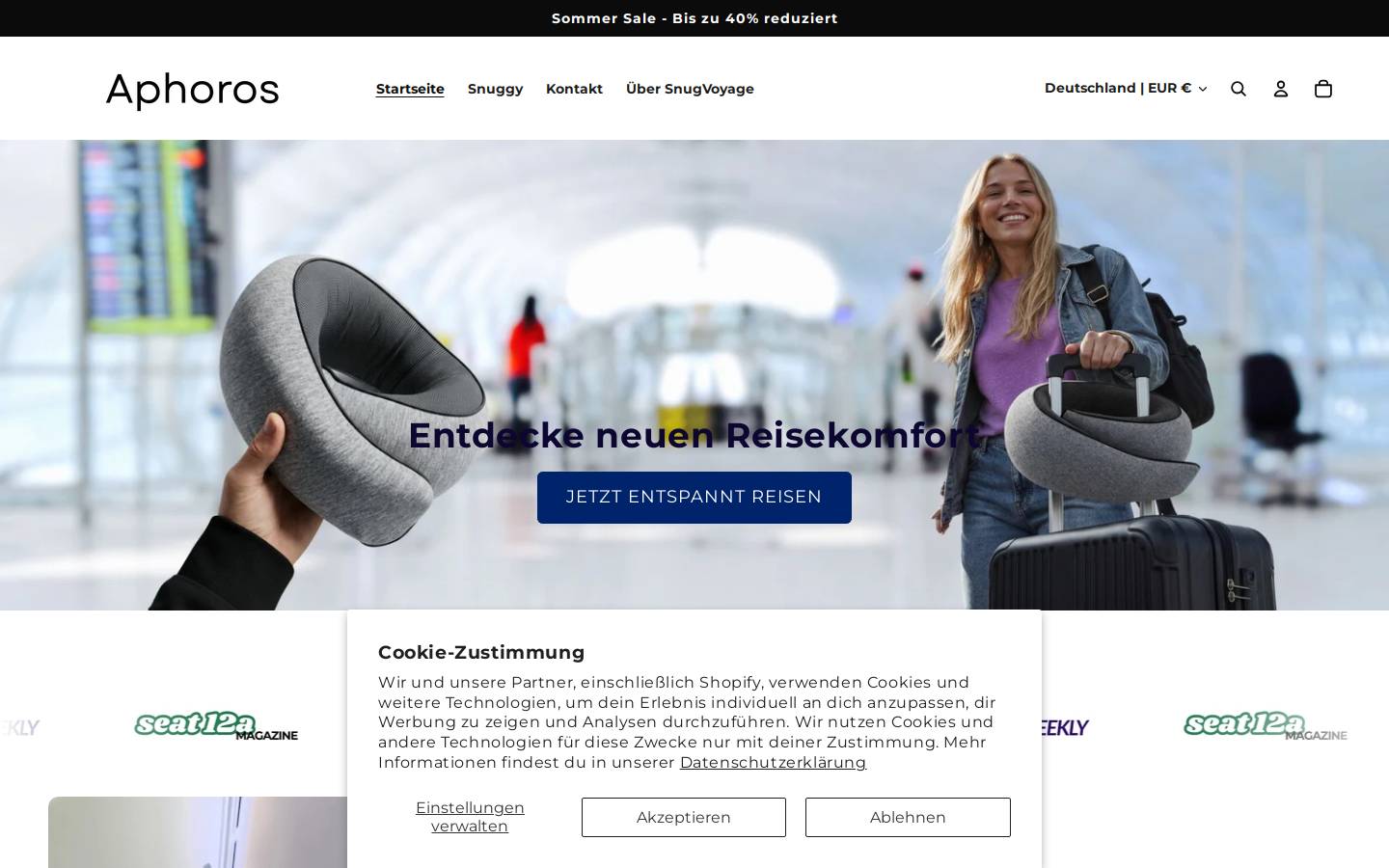 aphoros.de homepage screenshot