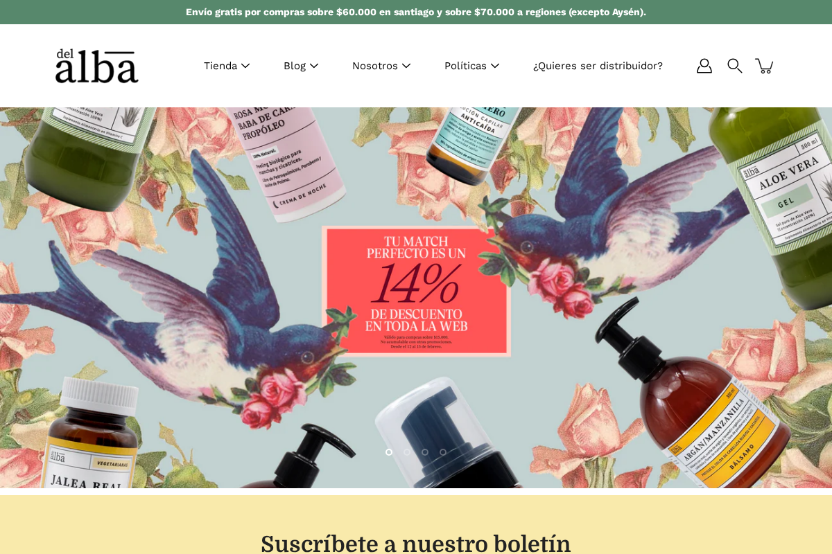 Apícola del Alba homepage screenshot