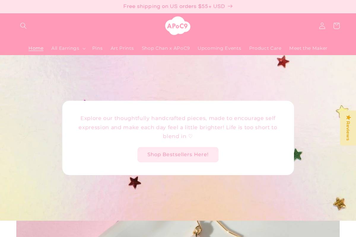 apieceofcloud9.com homepage screenshot