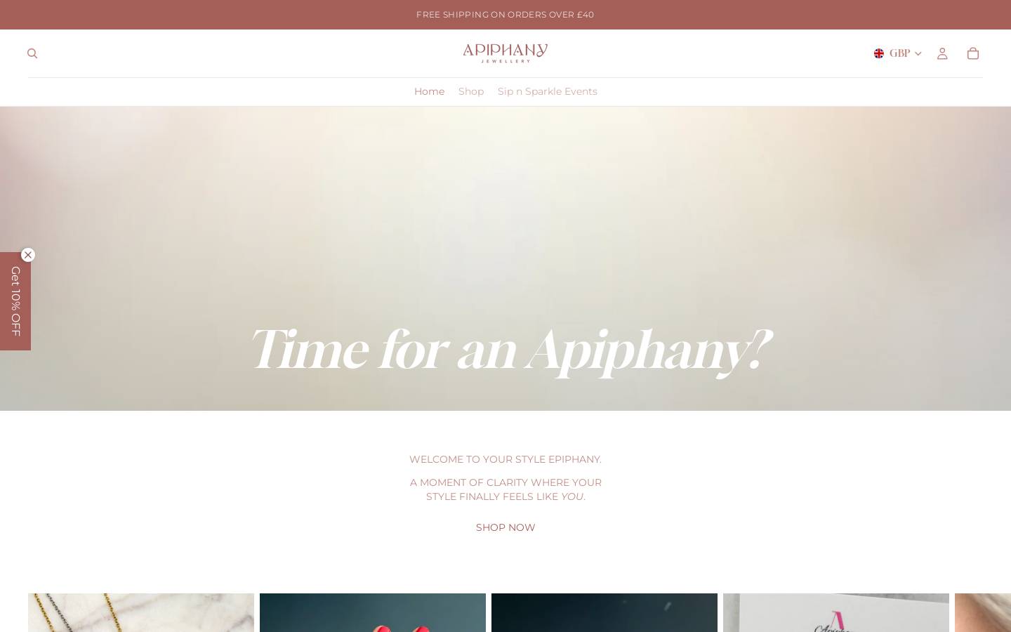 apiphanyshop.com homepage screenshot