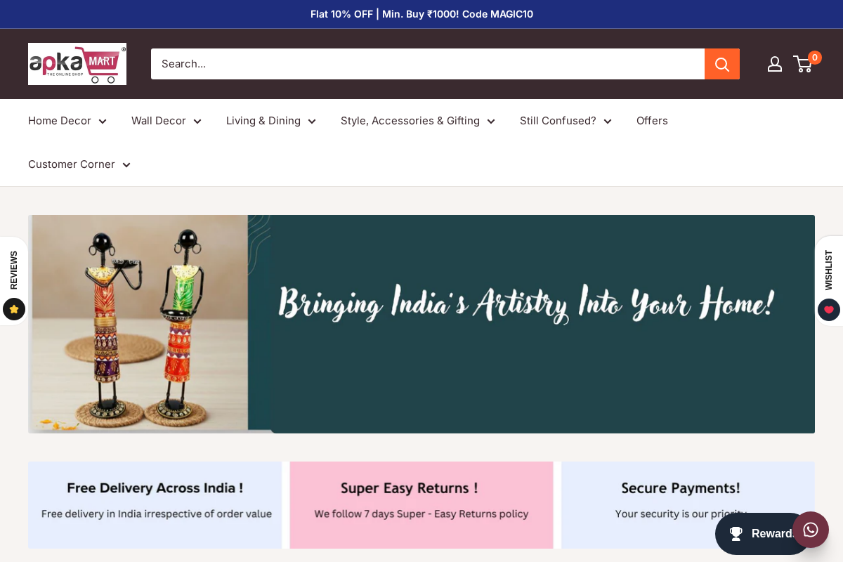 ApkaMart homepage screenshot