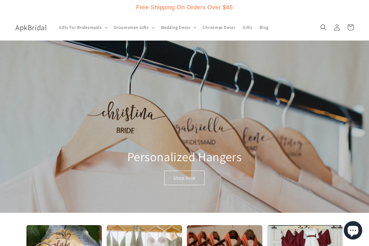 apkbridal.com homepage screenshot