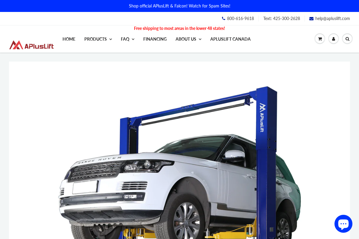 Apluslift homepage screenshot