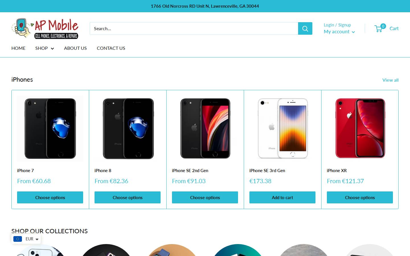 apmobileweb.com homepage screenshot