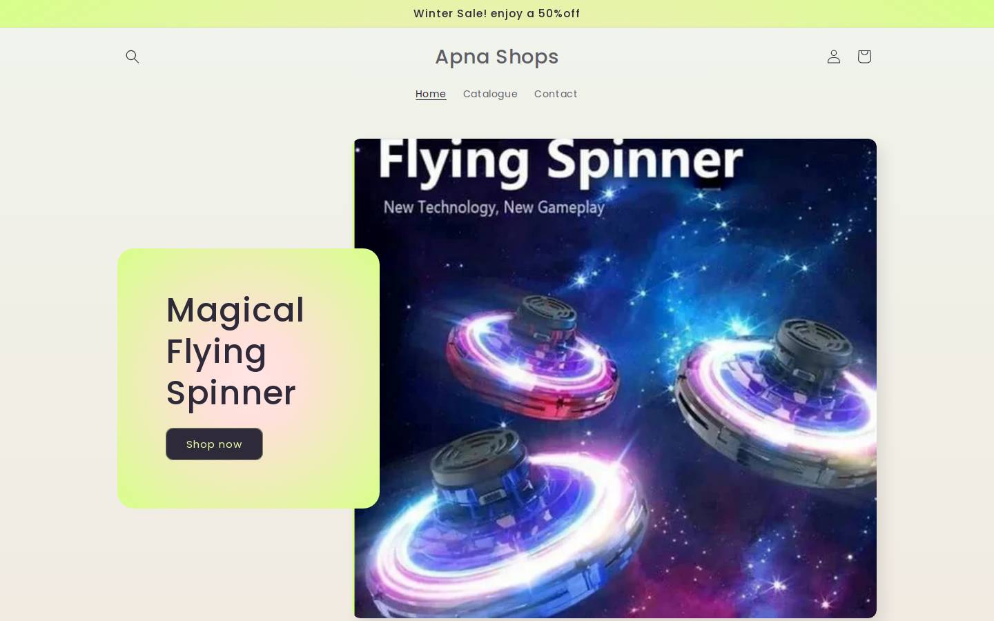 apnashops.in homepage screenshot