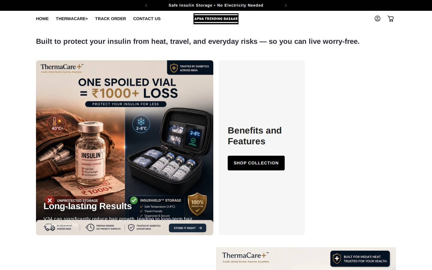 apnatrendingbazaar.com homepage screenshot