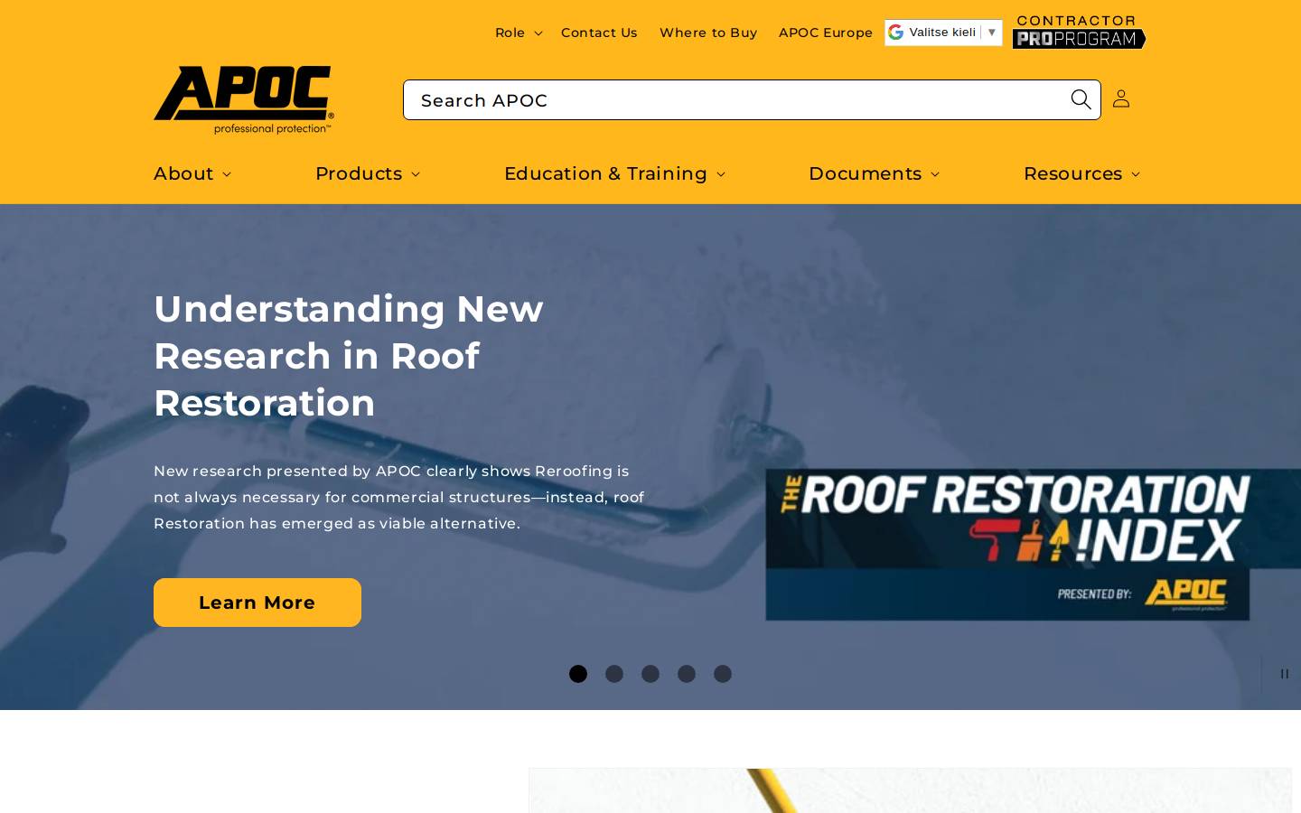 apoc.com homepage screenshot