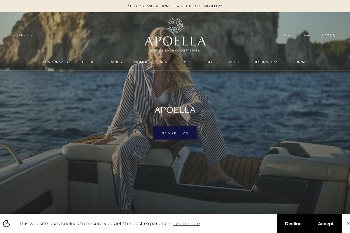 APOELLA homepage screenshot