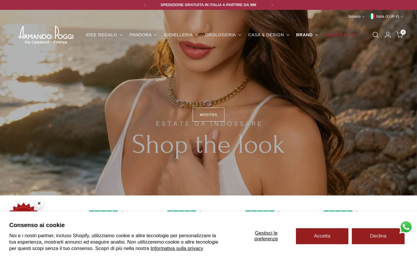 Armando Poggi  homepage screenshot
