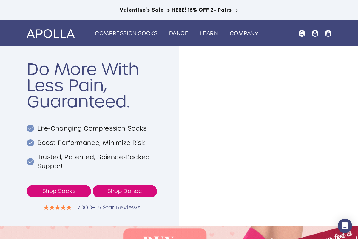 apollaperformance.com homepage screenshot