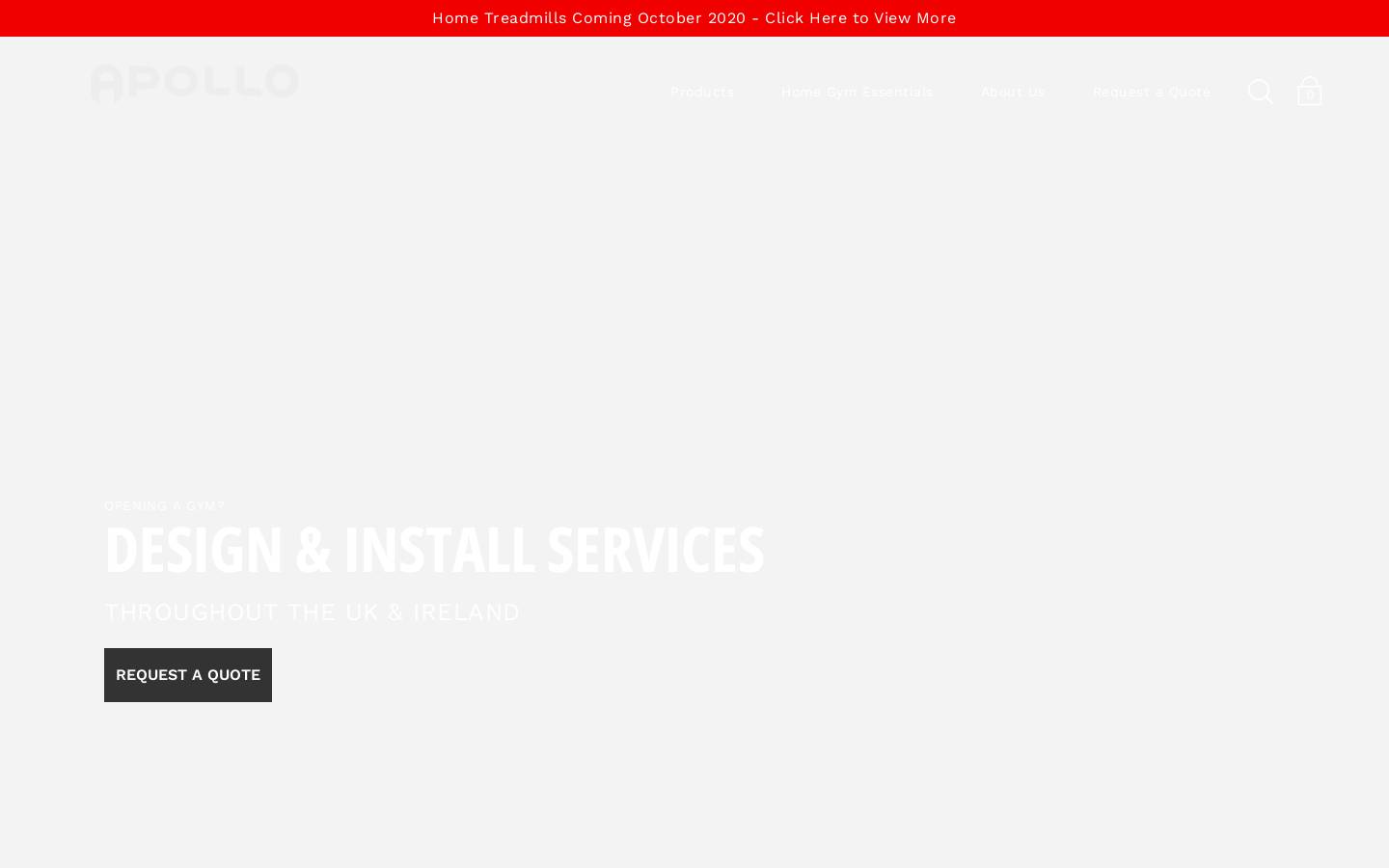 apollofitness.co.uk homepage screenshot