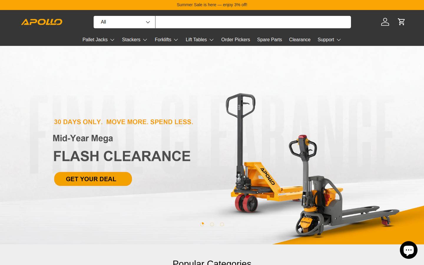 apolloliftus.com homepage screenshot