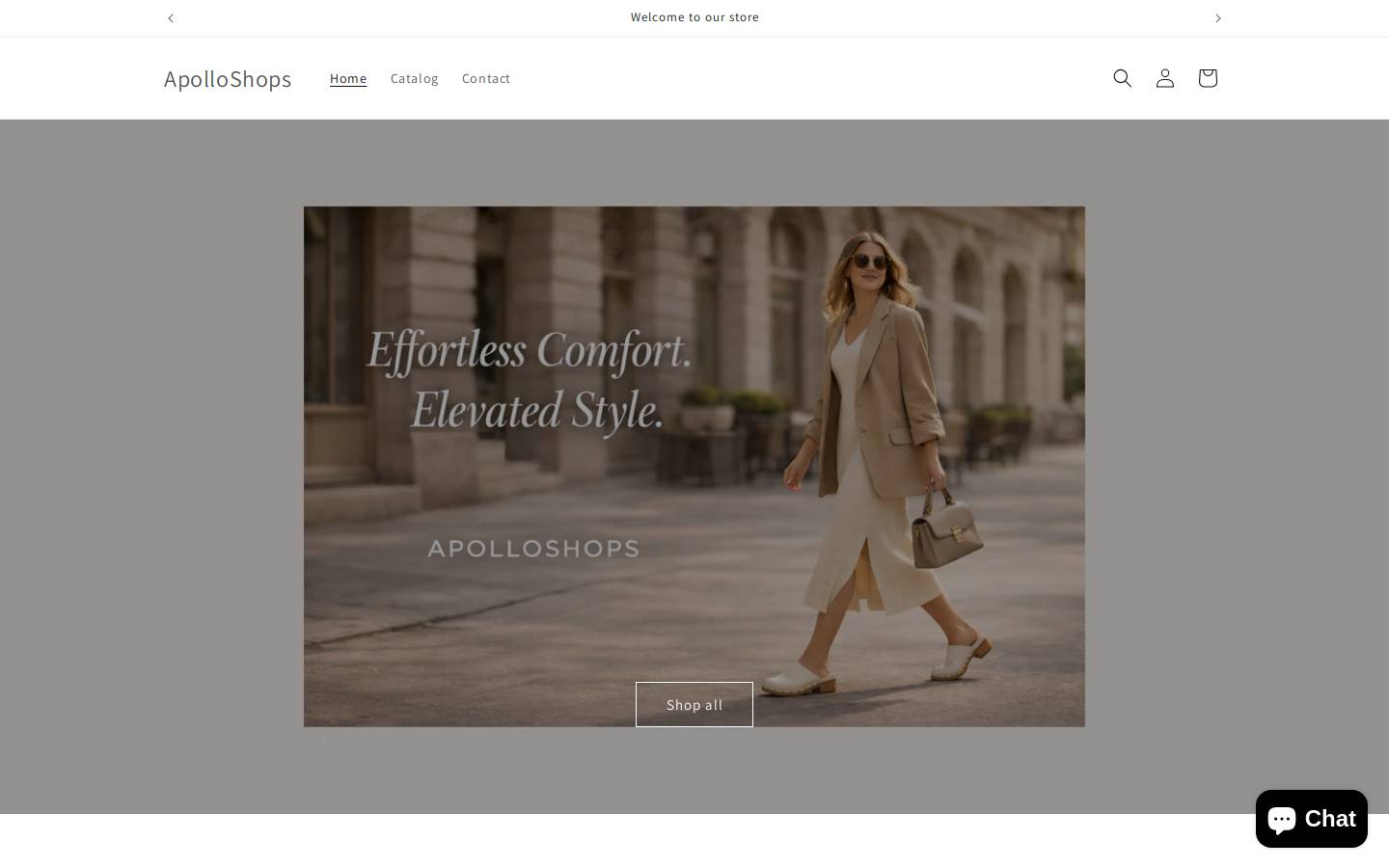 apolloshops.com homepage screenshot