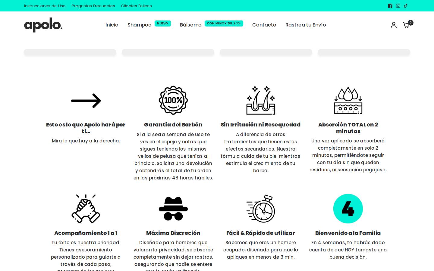 apolominoxidil.com homepage screenshot