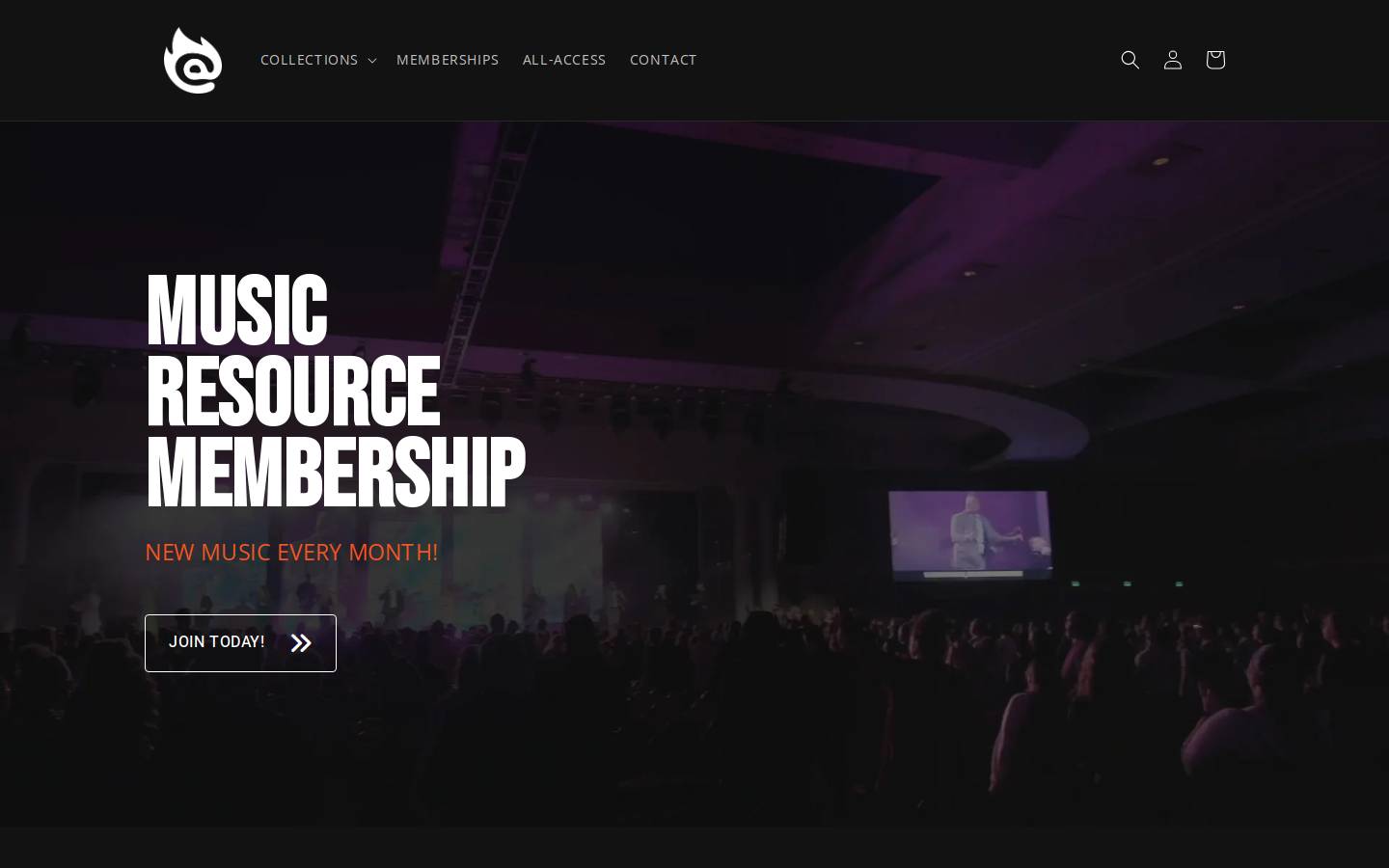 apostolicmusic.com homepage screenshot