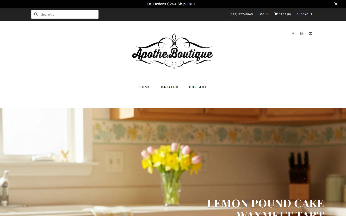 apothe.boutique homepage screenshot