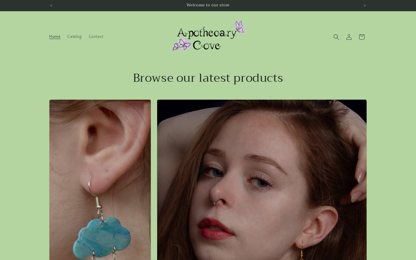 apothecarycove.com homepage screenshot