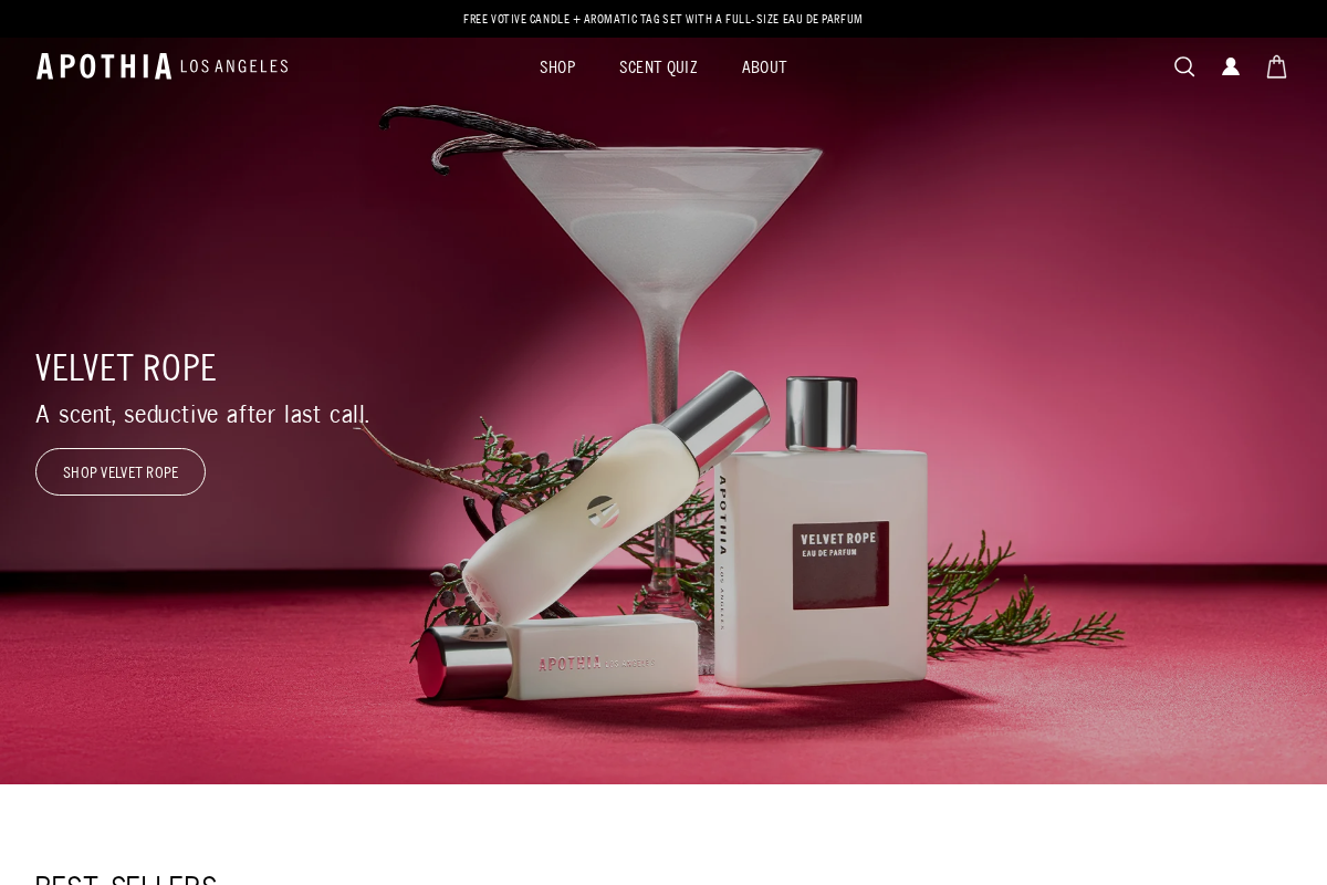 apothia.com homepage screenshot