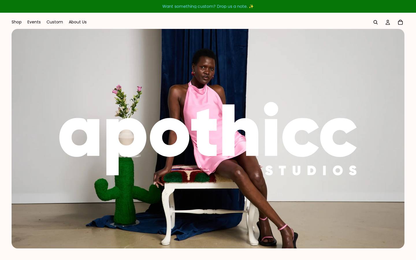 apothicc.com homepage screenshot