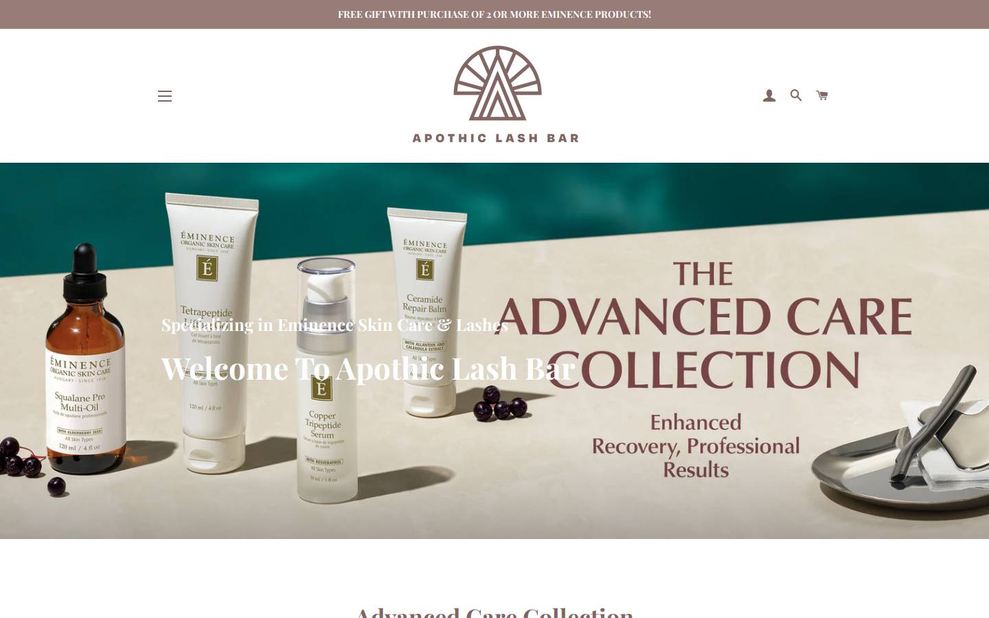 apothiclashbar.com homepage screenshot